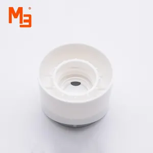 PP Material strong sealing double wall disc top cap for white cosmetic bottle