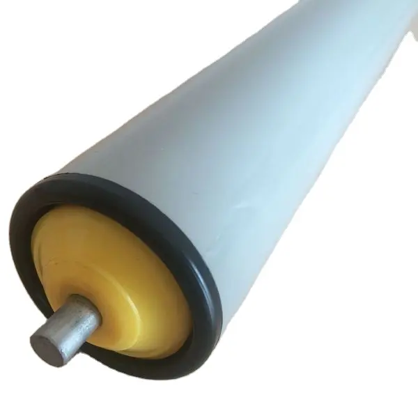 rubber coated internal thread M8 PVC gravity roller