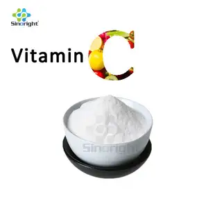Ácido ascórbico, antioxidantes y polvo de vitamina C puro de grado alimenticio
