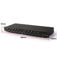 Équipement stéréo professionnel 206, séparateur de signal audio mono, amplificateur de distribution, 2 entrées 10 XLR pour scène