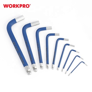 Bộ Chìa Khóa Lục Giác WORKPRO 9 Chiếc, Cờ Lê Lục Giác Đo Bóng Số Liệu Bằng Thép Chrome-vanadi Màu Xanh Dương - Product Image 6