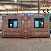 Maison conteneur préfabriquée de luxe 20FT 40FT, structure en acier à panneaux sandwich, moderne, écologique, étanche et extensible