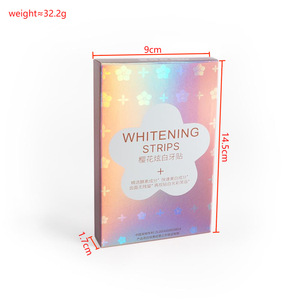 Bandes blanchissantes pour les dents Dent White, 7 paires, 14 pièces, rose, 50g, soins quotidiens domestiques - Product Image 3