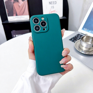 Funda de TPU para <span class=keywords><strong>iPhone</strong></span> 16 Pro/15 Pro, Antigolpes, Delgada, Mate, Color Sólido, Borde Cuadrado, Recortes Precisos - Product Image 3