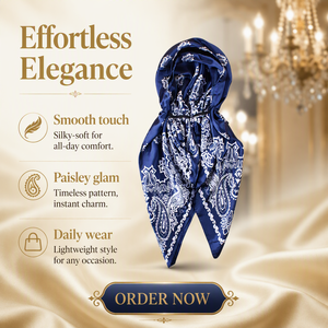 <span class=keywords><strong>Foulard</strong></span> <span class=keywords><strong>de</strong></span> nuit en satin imprimé cachemire pré-noué <span class=keywords><strong>avec</strong></span> bande élastique et bande antidérapante en velours pour le soin des <span class=keywords><strong>cheveux</strong></span> – Chapeau <span class=keywords><strong>de</strong></span> sommeil élégant pour femme - Product Image 4