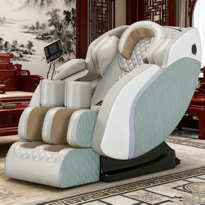 Luxus Schwerelosigkeit Ganzkörper <span class=keywords><strong>massage</strong></span> stuhl Bein Kopf Fit Airbag Zirkulation Dekomprimieren Musik funktion Kommerzielle Verwendung 90W - Product Image 1