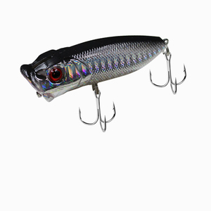 เหยื่อตก<span class=keywords><strong>ปลา</strong></span>เบสเทียม ABS ขนาด 7 ซม. 11.5 กรัม สำหรับอีคอมเมิร์ซข้ามพรมแดน เหยื่อเรืองแสง ลักษณะคล้ายก้างปลา สำหรับพื้นผิวน้ำและพื้นผิวแข็ง แบบ Popper Lure - Product Image 2