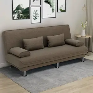 Canapé à rabat et lit à double usage, canapé simple et paresseux, meubles d'appartement, canapé pliant en tissu, lit de sieste