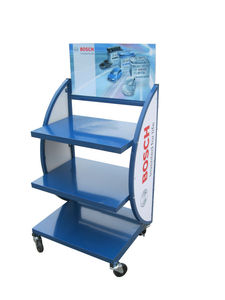 Bán Buôn 3 Tầng Kệ Kim Loại Hiển Thị Tầng Đứng Ô Tô Xe Pin Hiển Thị Kệ - Product Image 4