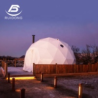 Tentes de camping glamping de luxe d'occasion toute l'année Dôme pour hôtel