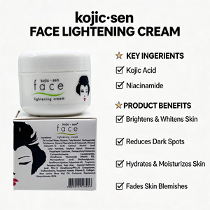 Crème éclaircissante pour le visage à l'acide kojique et au <span class=keywords><strong>collagène</strong></span> OEM, réduit les taches brunes, hydrate, donne un éclat radieux - Product Image 6