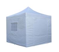 Gazebo pliable avec logo personnalisable, tente portable anti-UV avec cadre en aluminium, tissu Oxford imperméable pour le camping, les expositions