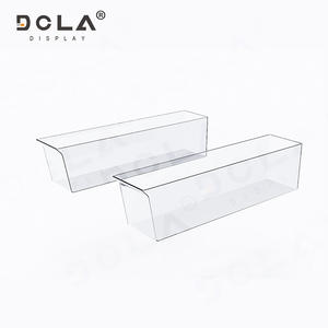 Bandeja de carne acrílica transparente para supermercado/bandeja acrílica para exhibición de <span class=keywords><strong>carnicería</strong></span>, soporte de plástico duradero para carne de cerdo fresca - Product Image 3