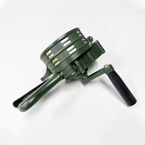 Alarme de sécurité <span class=keywords><strong>manuelle</strong></span> portable en alliage d'aluminium rouge, sirène d'alerte aérienne, sécurité portable - Product Image 5