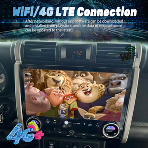 หน้าจอแอนดรอยด์ 14.6 นิ้ว สำหรับรถยนต์โตโยต้า FJ ครุยเซอร์ ปี 2007-2012 รองรับ Carplay เครื่องเล่นวิทยุในรถยนต์ มัลติมีเดีย พร้อมระบบนำทาง GPS และชุดเครื่องเสียงติดรถยนต์ - Product Image 5