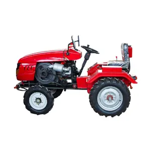 Mini Tractor eléctrico de granja, Tractor de 4 ruedas con arado, 12HP, 15HP, 18HP, 20HP, 22HP