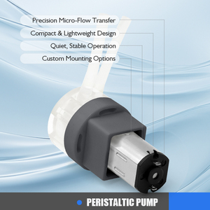 LEFOO工場製 3/5/6/12V DCモーター ミニマイクロラボ用蠕動ポンプ 化学薬品注入ポンプ 0-2ml/分 水飲料液体移送用 - Product Image 2
