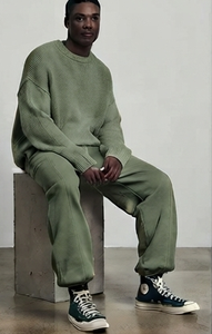Fashionable Men's Baggy <b>Sweatpants</b> Wide Leg <b>Oversized</b> Loose Fit Streetwear - Product Image 3