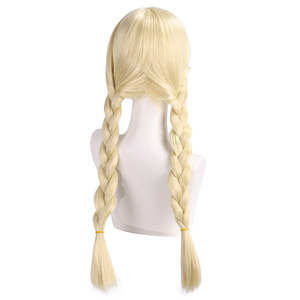 Parrucca Cosplay di Anne Lester da Identity V, Doppia Treccia Oro Latte, 65 cm, Ainizi - Product Image 5