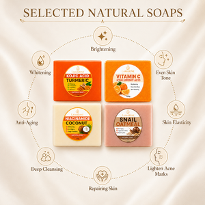 Sapone Artigianale Vegano Sbiancante Anti-Acne con Vitamina C Naturale, Curcuma e Acido Kojico, Etichetta Privata, Vendita all'Ingrosso - Product Image 5