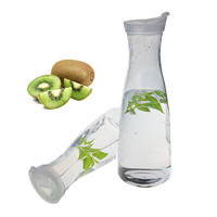 Botol jus plastik Premium, botol air jus tahan lama tahan pecah seri Pitcher jus plastik