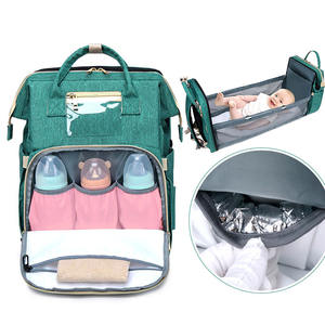 Bolsa de Pañales Personalizada, Bolsa de Maternidad, Cuna Portátil, Paquete Multifuncional, Mochila de Viaje, Cuna Expandible para Bebé, Mochila para Mamá - Product Image 1