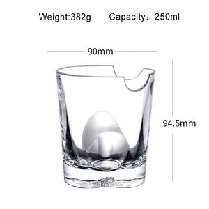 N23 Gobelet à whisky en verre transparent avec fond Medusa pour tenir les cigares - Product Image 4