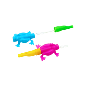 นกหวีดกบของเล่นสำหรับเด็กรูปกบพลาสติกเปลี่ยนเสียงได้ - Product Image 4