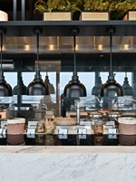 Équipement de restauration professionnel pour hôtels, restaurants et buffets, lampe chauffante infrarouge électrique pour aliments, 250W, 220-240V, à installer au plafond