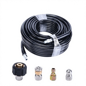 Kit de débouchage de canalisations <span class=keywords><strong>PVC</strong></span> pour nettoyeur haute pression 5800 psi avec buse Water Rat - Product Image 6