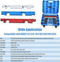 Outils MT - Outils à main de haute qualité pour voitures - Ensemble d'outils de calage de l'arbre à cames du moteur - Compatible avec BMW N51 N52 N53 N54 N55