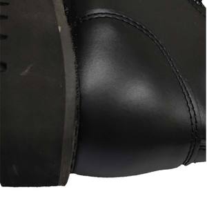 Bottes Tactiques Type <span class=keywords><strong>Ranger</strong></span> en Cuir Véritable Noir avec Semelle Extérieure en Caoutchouc, Idéales pour la Randonnée et l'Entraînement <span class=keywords><strong>de</strong></span> <span class=keywords><strong>Chasse</strong></span> - Product Image 5