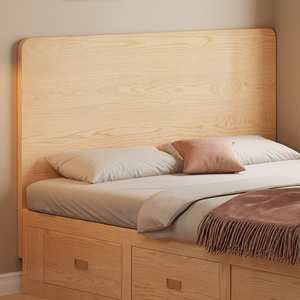 Cadre <span class=keywords><strong>de</strong></span> <span class=keywords><strong>lit</strong></span> Queen Size en bois massif <span class=keywords><strong>de</strong></span> frêne au design minimaliste du siècle moderne <span class=keywords><strong>Coffre</strong></span> <span class=keywords><strong>de</strong></span> <span class=keywords><strong>rangement</strong></span> à tiroirs jumeaux Chalet résidentiel Mobilier d'hôtel - Product Image 4