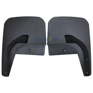 Para-choque traseiro dianteiro respingo, 4 unidades, guardas de lama para jeep para wrangler jl 2018 + alças de lama - Product Image 5