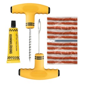 Kit de Reparación de Neumáticos Yiju, Tiras de Goma para Reparación de Neumáticos sin Cámara, para Motocicletas, Vehículos Eléctricos, Reparación Rápida de Emergencia, Adhesivo - Product Image 5