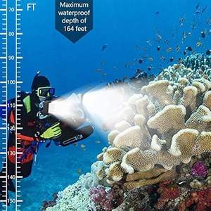 Supporto per Action Camera con Luci per <span class=keywords><strong>Hero</strong></span> 13/12/11/10/9/8/7/6/5 - Impermeabile fino a 50M, Batteria 2600mAh, Colore Regolabile - Product Image 5