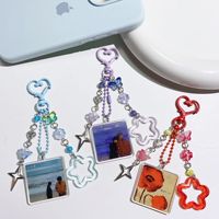 Nouveau porte-clés polyvalent personnalisé en alliage de zinc, style luxe, design appareil photo Polaroid, pour pièces de monnaie et disques vinyles japonais, thème Terre