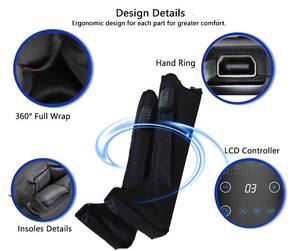 Elétrica sem fio portátil relaxar recuperação terapia sistema botas Air Compression Leg Compression <span class=keywords><strong>Massager</strong></span> com calor e vibração - Product Image 2