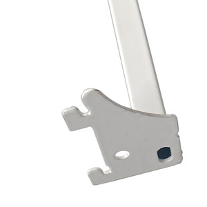 Heavy-Duty sang trọng kim loại/Thép treo xà ngang móc cho siêu thị Kệ ống vuông Kệ Thanh Thanh bạc/đen/trắng - Product Image 5