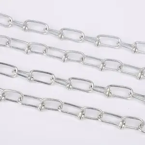 US Standard Steel Double Loop Chain Knotted Chain for Animal