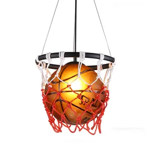 Modern basketball chandelier restaurant kitchen chandelier living room chandelier LED children's room decorative