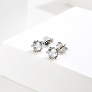 Perhiasan Zirkonia Kubik untuk Wanita, Perak Sterling 925 Berlapis Platinum Anti Alergi, Set Kalung Liontin CZ, Anting, dan Anting Telinga - Product Image 5