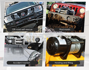 Produsen 24V derek listrik untuk Off-Road dan <span class=keywords><strong>4x4</strong></span> <span class=keywords><strong>12V</strong></span> <span class=keywords><strong>Winch</strong></span> dengan 2000-13500lbs kapasitas tarik bahan baja untuk otomotif - Product Image 4