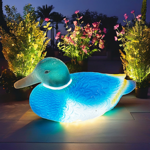 <span class=keywords><strong>Pato</strong></span> Mandarín <span class=keywords><strong>de</strong></span> plástico <span class=keywords><strong>de</strong></span> 33cm con luces LED IP65, adornos <span class=keywords><strong>de</strong></span> luces <span class=keywords><strong>de</strong></span> jardín para bodas y decoraciones <span class=keywords><strong>de</strong></span> flotadores <span class=keywords><strong>de</strong></span> agua - Product Image 2