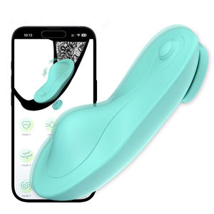 Vibrateur de culotte portable contrôlé par application, mini silicone étanche IPX7, 9 vitesses, rechargeable par USB, <span class=keywords><strong>stimulation</strong></span> clitoridienne, jouet sexuel pour adultes - Product Image 1