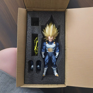 Figurine Anime GK <span class=keywords><strong>Super</strong></span> <span class=keywords><strong>Saiyan</strong></span> 3 Vegeta de 30 cm avec bras interchangeables et effet de foudre, modèle de collection, jouet, cadeau - Product Image 4