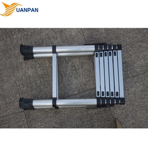 Bán buôn thiết kế mới 5 + 7 bước nhôm gấp gác mái ngoài trời di động giàn giáo Kính thiên văn thang với tay vịn - Product Image 5