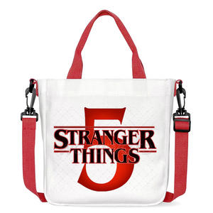 Trendige Stranger Things Umhängetasche mit Aufdruck, große Kapazität, tragbare Handtasche - Product Image 1