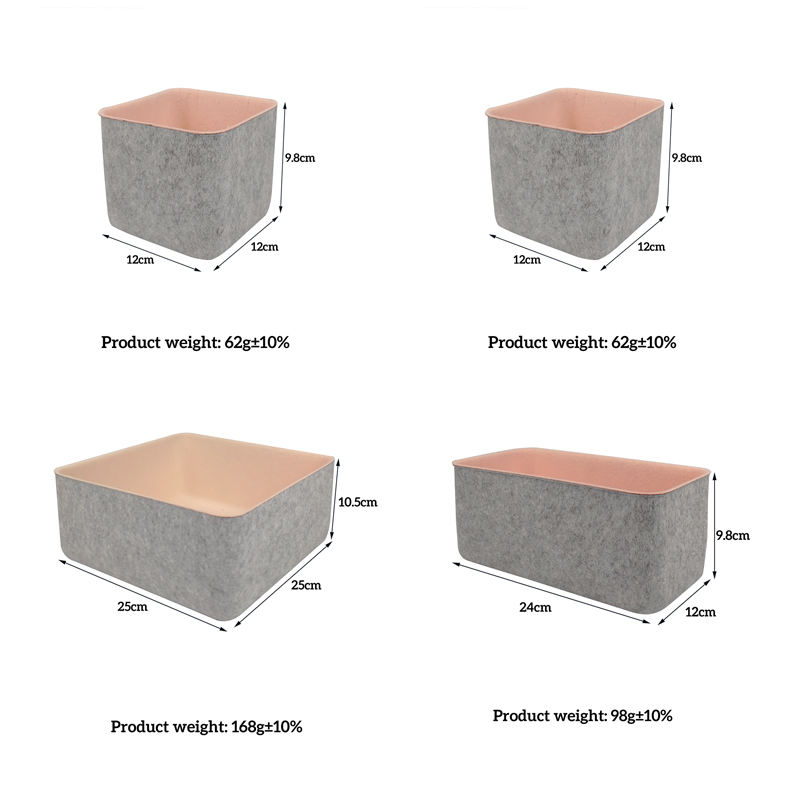 Organisateur de tiroir de bureau en feutre