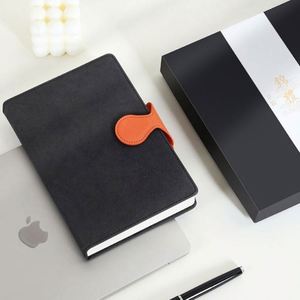 In Stock Magnetic Buckle Simple A5 Leather Hardcover High Quality Planner <b>Journal</b> Notebook for School - Product Image 4